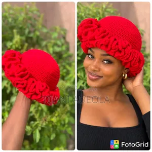 Crochet Ruffle Hat