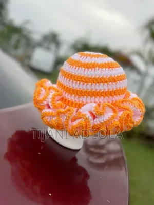 Crochet Ruffle Hat