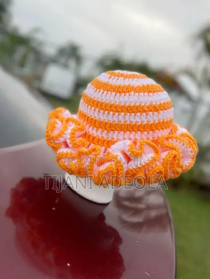 Crochet Ruffle Hat