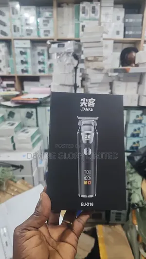 JIANKE BJ-X16 Cordless Hair Beard Trimmer With LCD Display