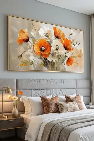 A Rose  Flower Painting Wall Frame