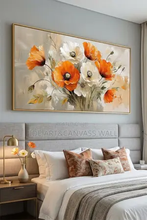 A Rose  Flower Painting Wall Frame