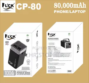 80000mah 100w Laptop and Phones Battery Pack Huge Battery Capacity