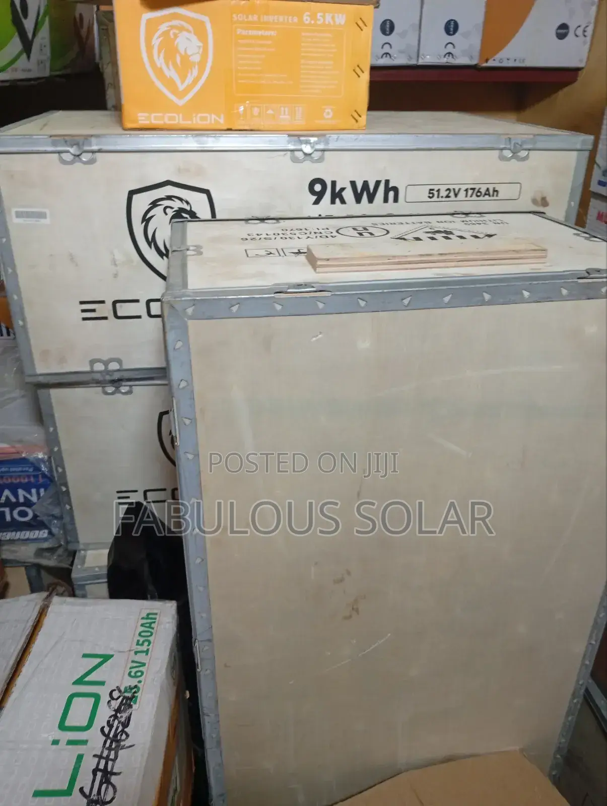 9kwh 48v Ecolion Solar Lithium Battery