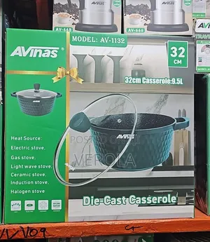 Avinas 32cm Die-Cast Casserole Pot – 9.5l