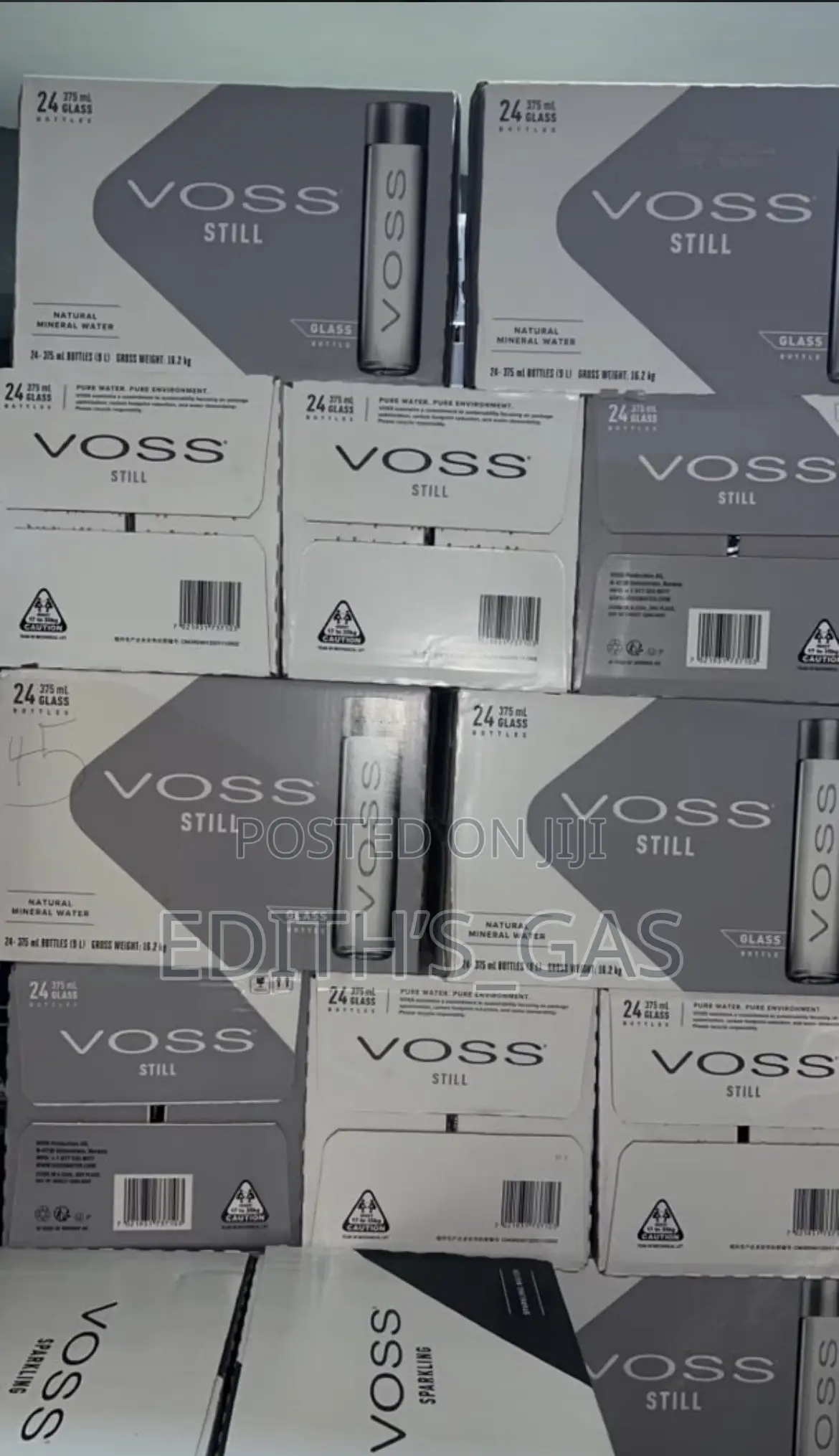Voss Still Water 24pcs 375ml Glass Bottled Water