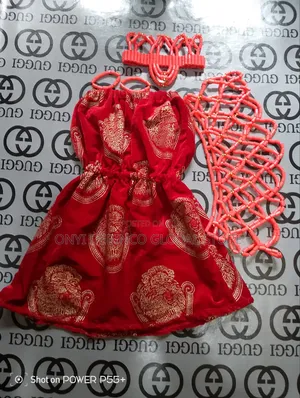 Igbo Girls Isi Agu Lion Head Traditional School Cultural Day Attire