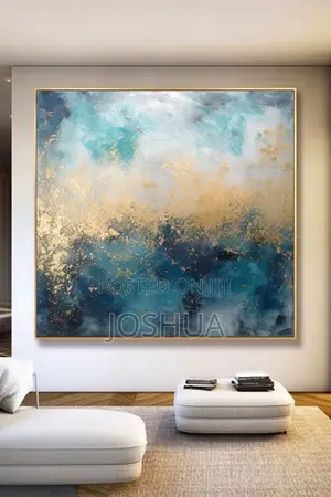 Foreign Canvas Wall Abstract Wooden Frame