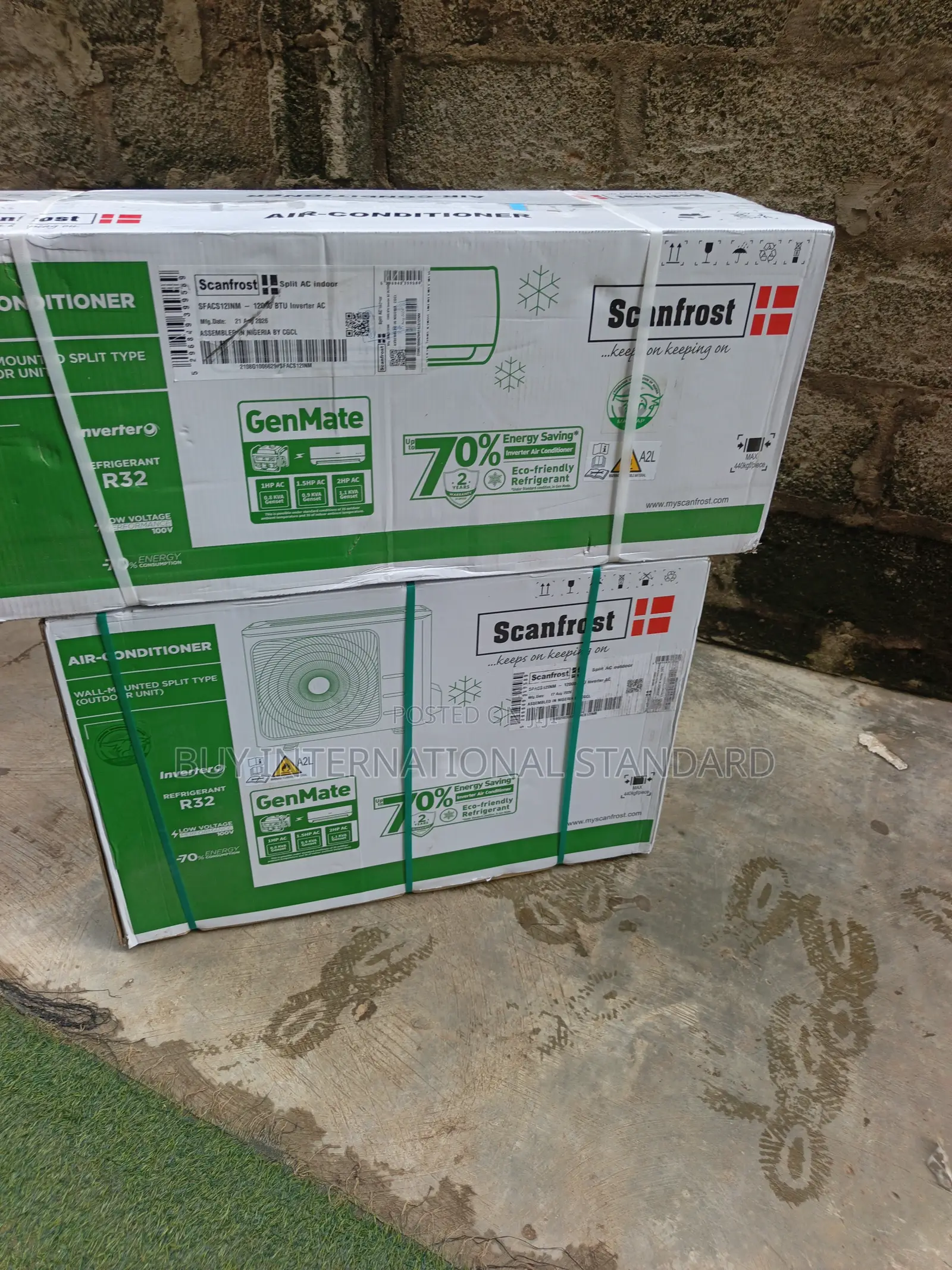 Scanfrost 1.5HP Inverter AC–SFACS12INM Efficient Home Office Cooling