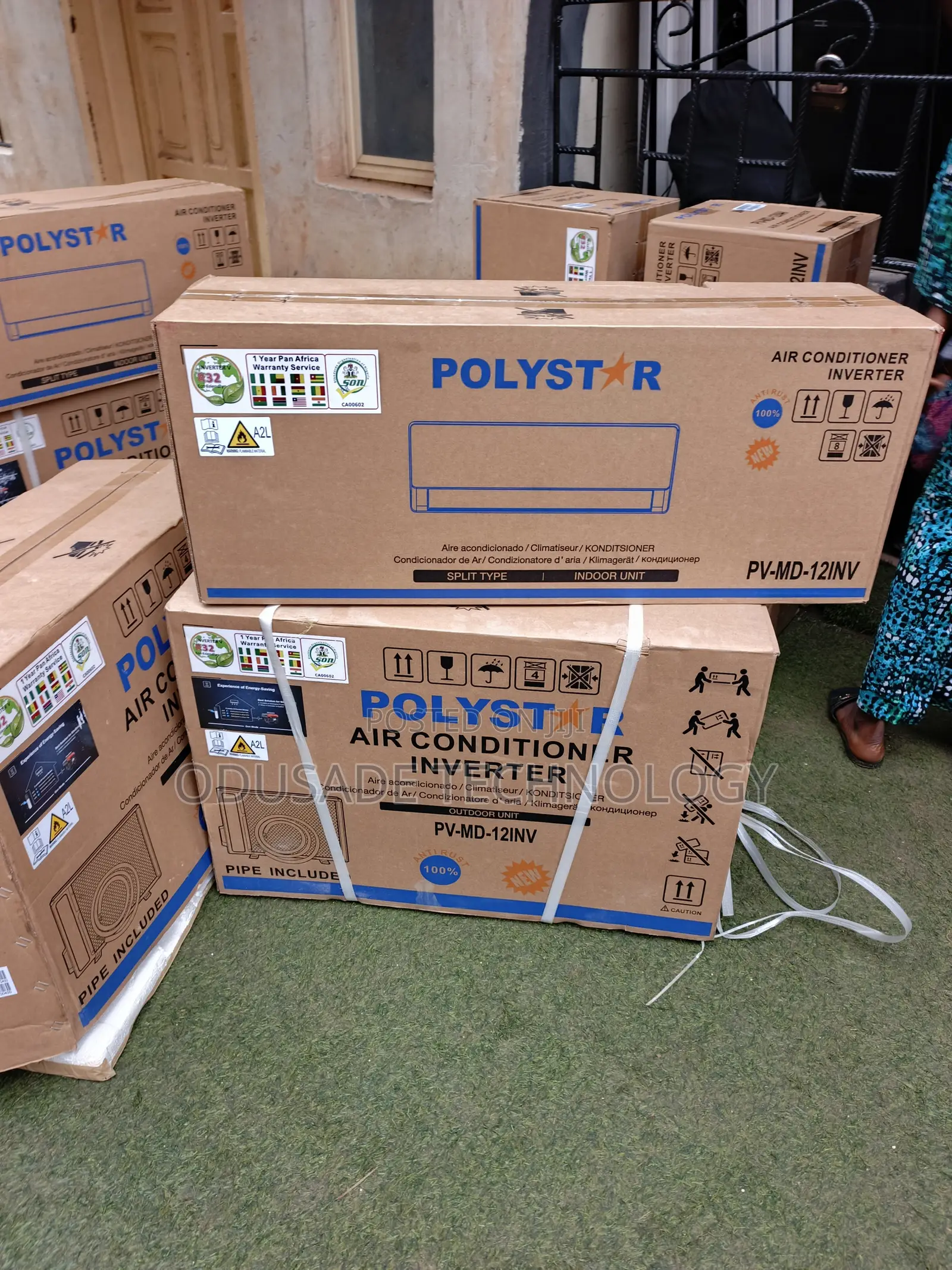 Polystar 1.5HP Inverter AC With Accessories