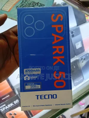 New Tecno Spark 50 128 GB Black