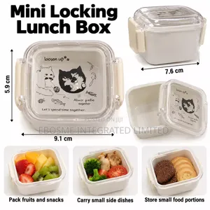Mini Locking Lunch Box 170ml – Portable Food Storage Container