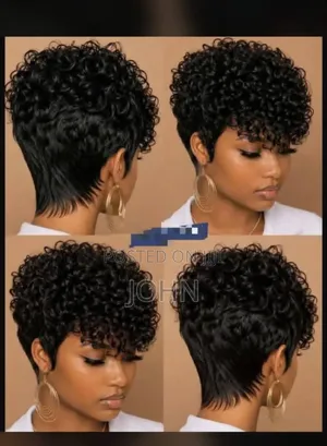 Human Hair Skull Scalp in Black Color Available