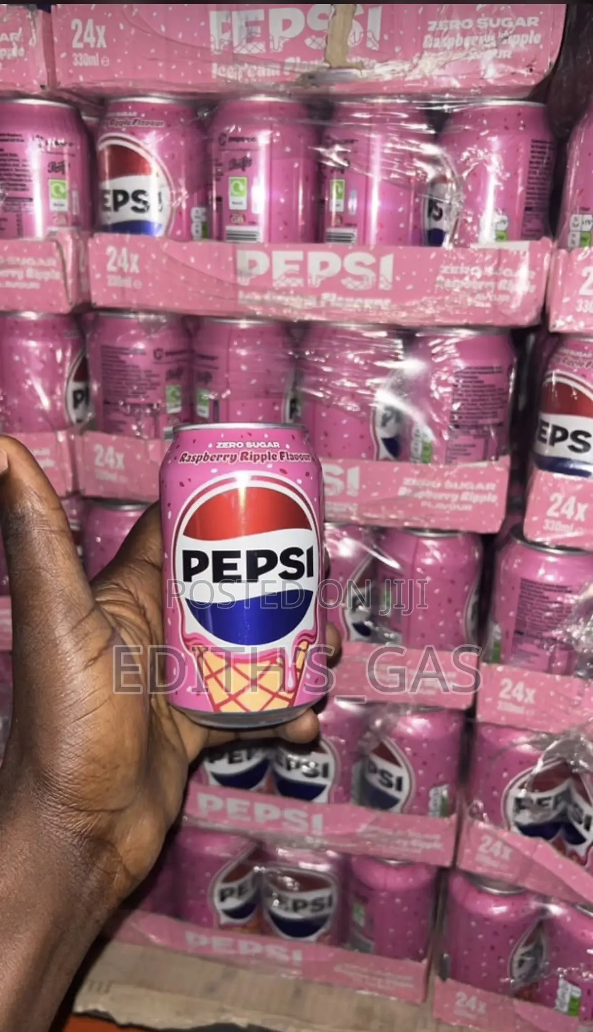 Pepsi Raspberry Ripple Flavor