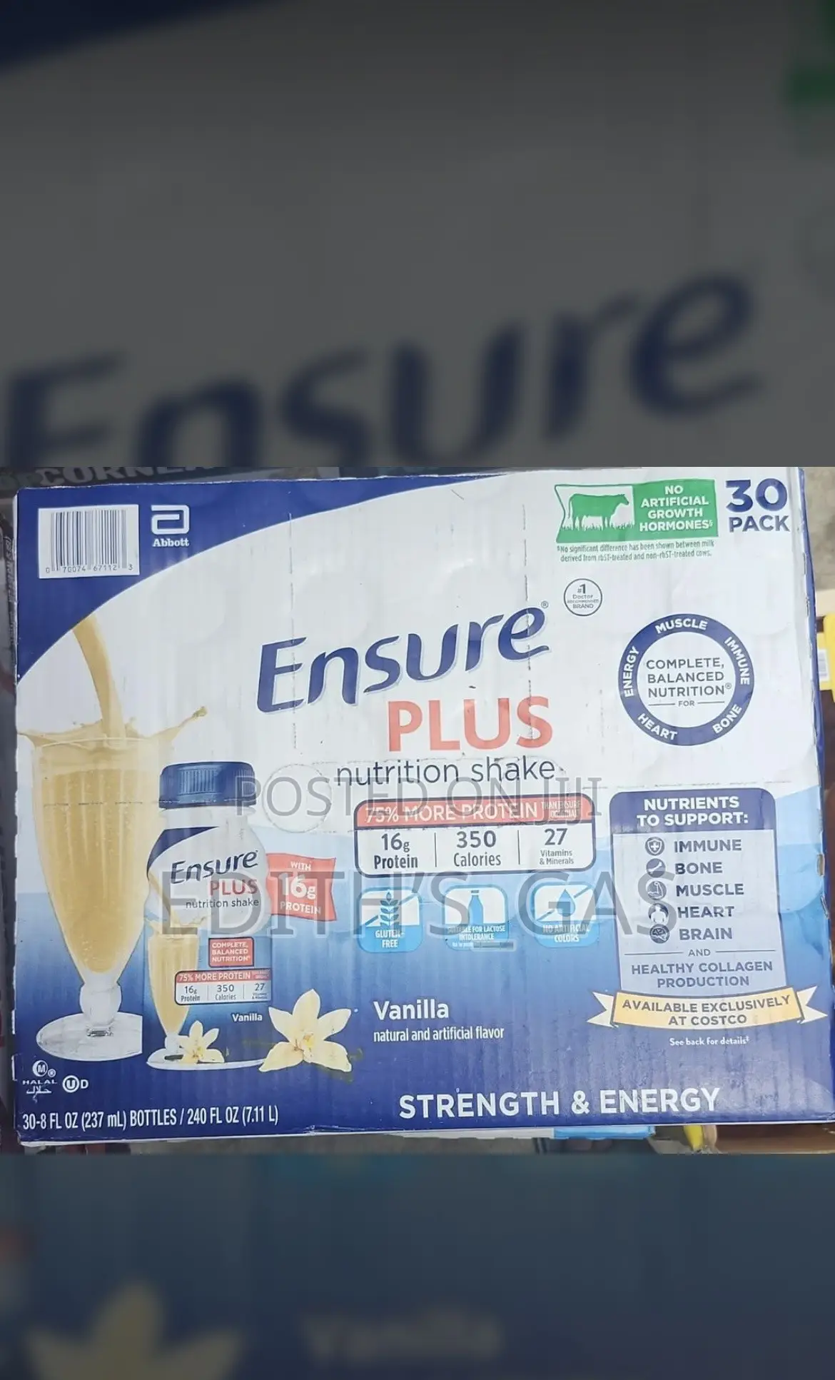 Ensure Plus Nutritional Shake