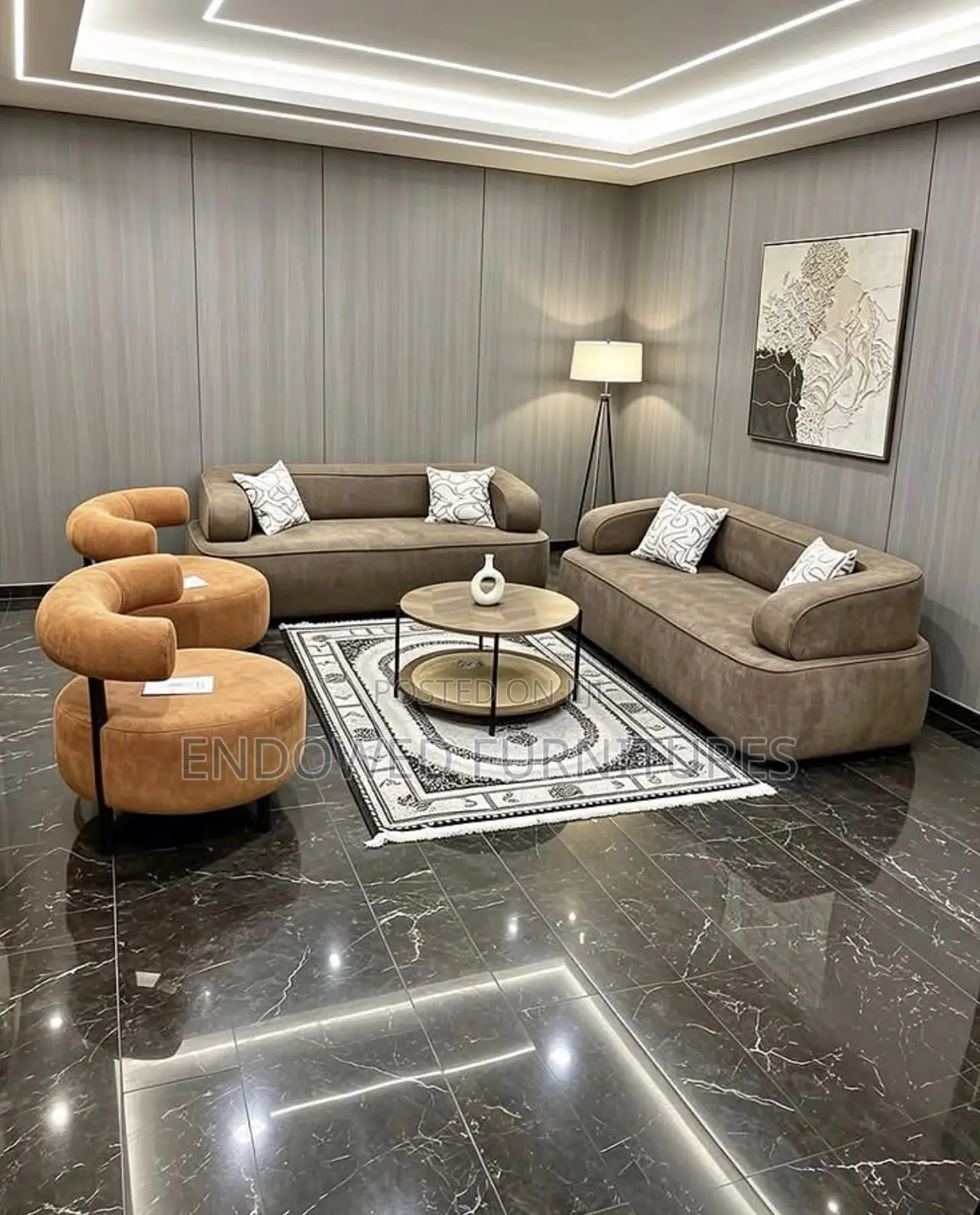 Premium Living Room Sofa Set