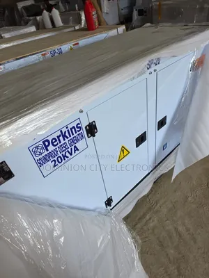 A Brand New Perkins Diesel Soundproof Generator Sp20kva 100%copper