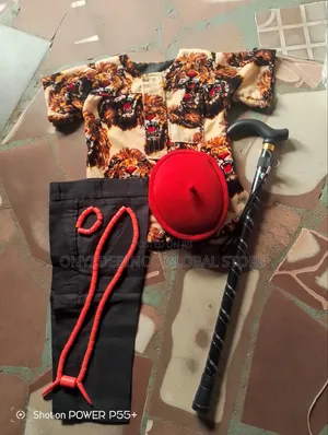 Igbo Boy Isiagu Lion Head for Photo Shoot, School Cultural Day Attire
