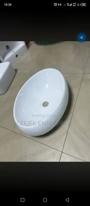 Oval Design Basin