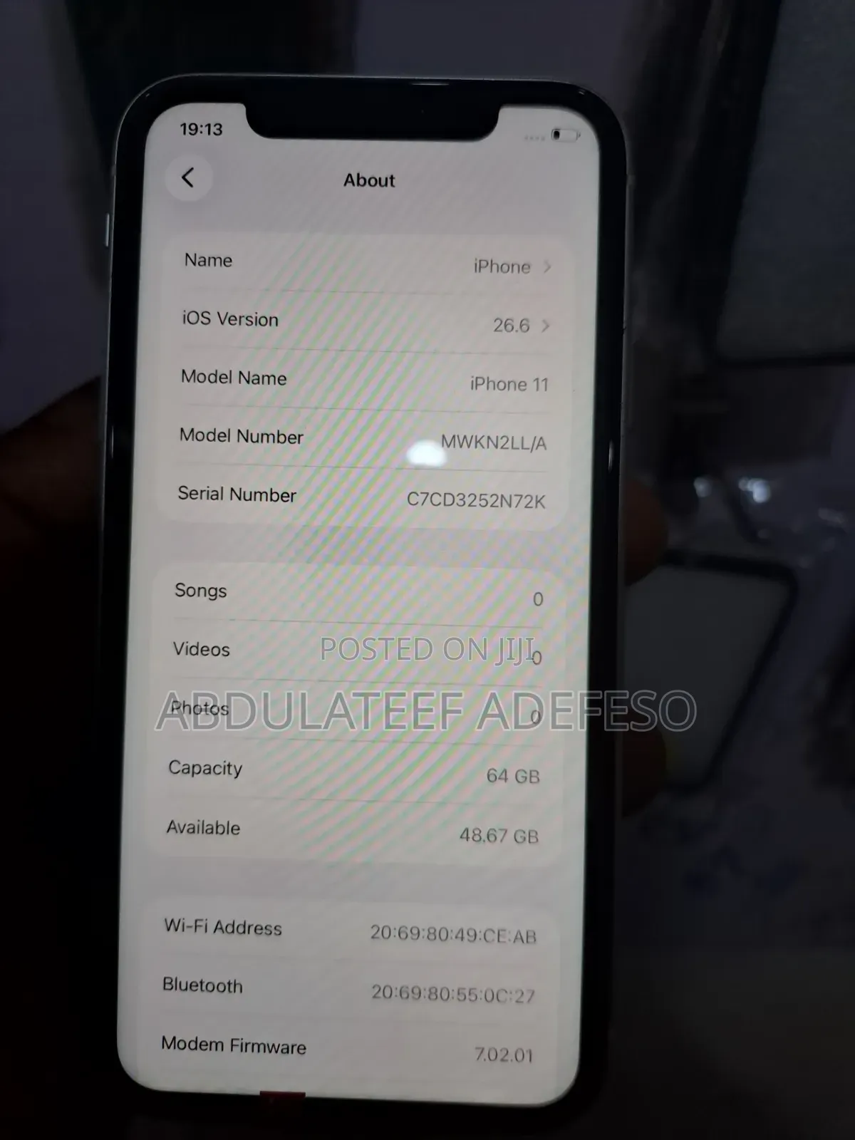 New Apple iPhone 11 64 GB White