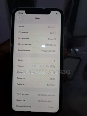New Apple iPhone 11 64 GB White