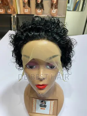 100% Human Hair With 13*4 Closure 6 Inches Natural Color