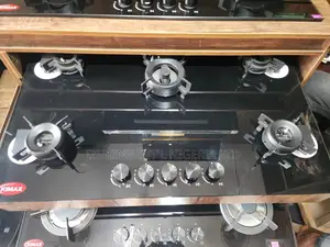 Kimax 90cm 5 Gas Burner 8mm Thickness Glass Built-in Cookertop Hob
