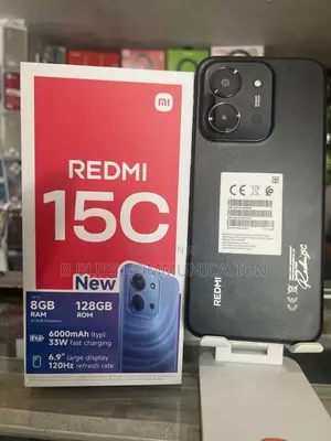 New Xiaomi Redmi 15C 4G 128 GB Black