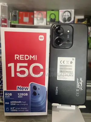 New Xiaomi Redmi 15C 4G 128 GB Black
