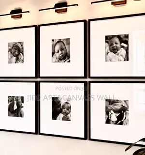 Family Frames Set Up Black and White Vintage Plain Frame With Acrylic