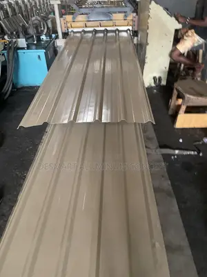 BEIGE 0.55mm.Aluminum Roofing Sheet,In Stock and Ready for Delivery