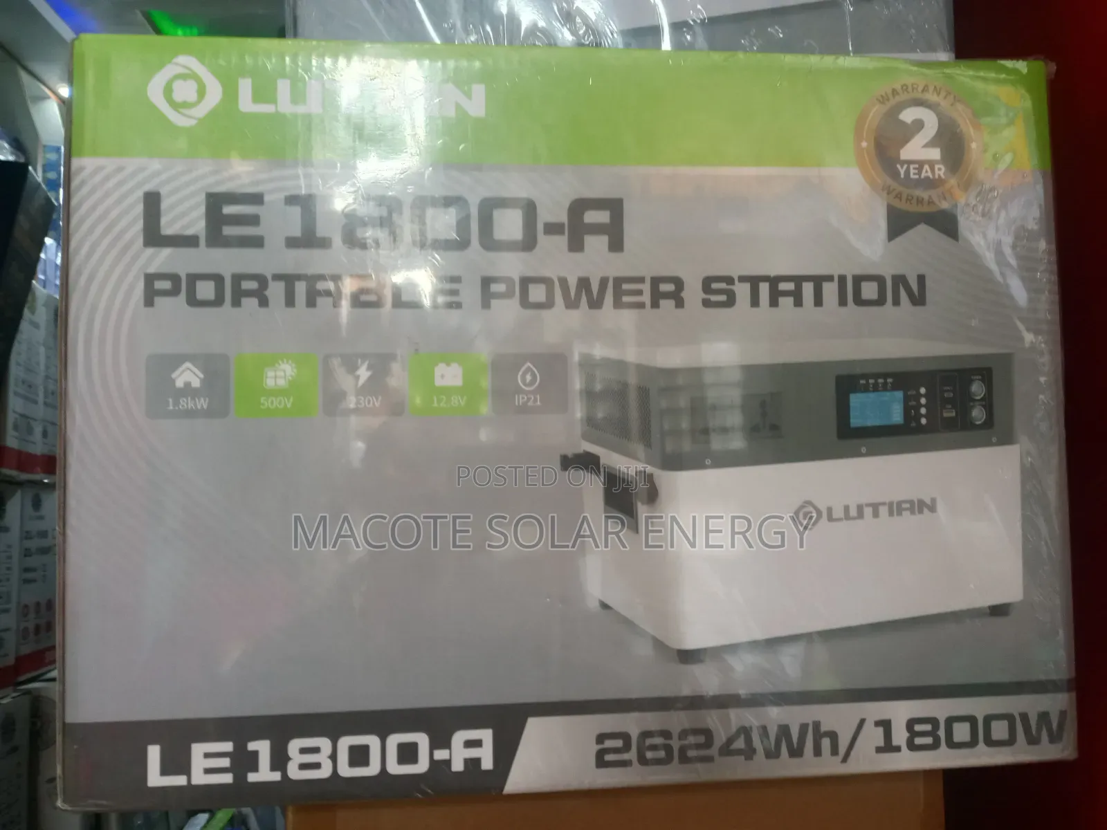 1800w Solar Genarator Super Strong and Reliable