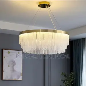 Gold Plated Modern Crystal Chandelier Lights