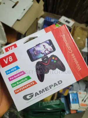 V8 Wireless Gaming Controller Gamepad for Android,IOS,PC,PS3