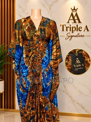 Triple a Signature Women’s Ready-to-Wear v-Neck Gown