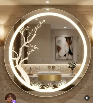 Led Mirror With 3 Lights,Tree Design - 60cm