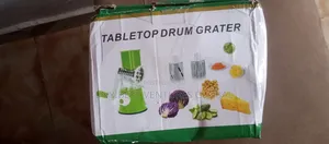 Tabletop Drum Grater Vegetable and Food Slicer