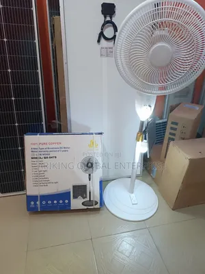 16-Inch Solar Standing Fan – Powerful & Energy Saving