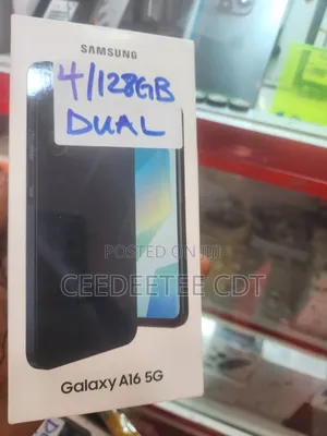 New Samsung Galaxy A16 5G 128 GB Black