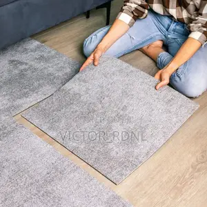 Grey Color Rug Carpet Tiles