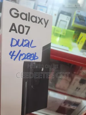 New Samsung Galaxy A07 128 GB Black