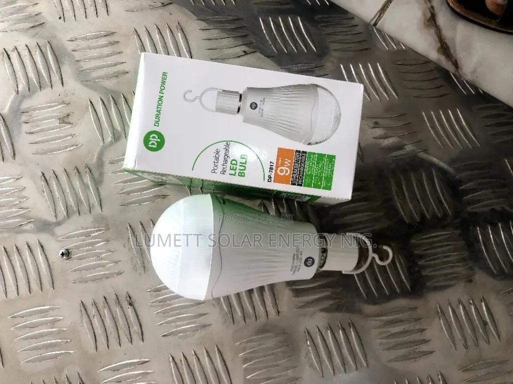 DP 9W Rechargeable LED Light Bulb for Home Security