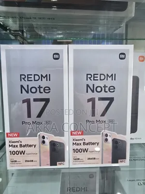 New Xiaomi Redmi Note 17 Pro Max 256 GB Black