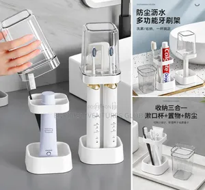 Multifunctional Toothbrush Holder/ Bathroom Organizer