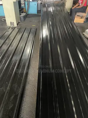 BLACK ,Aluminum Roofing,0.55mm Timeless Color. Heavy-Duty Strength.