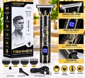 Digital T9 Rechargeable Hair Clipper Beard Trimmer