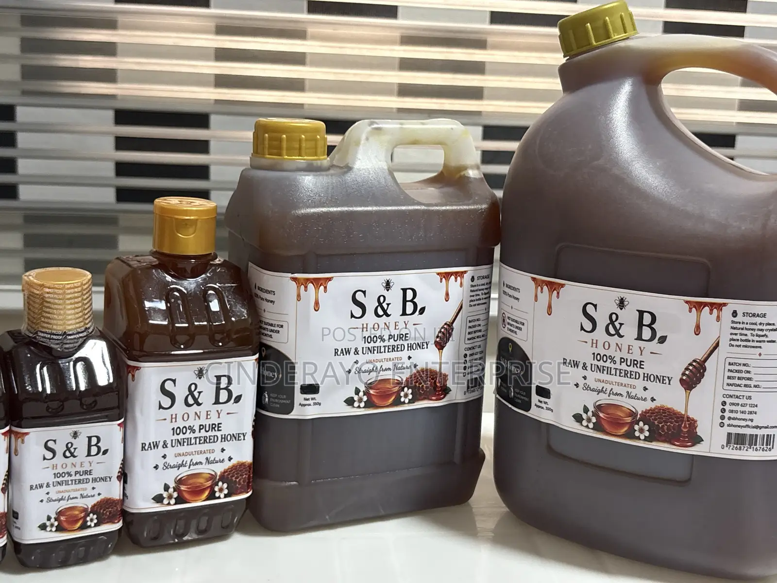 S B Unfiltered Honey