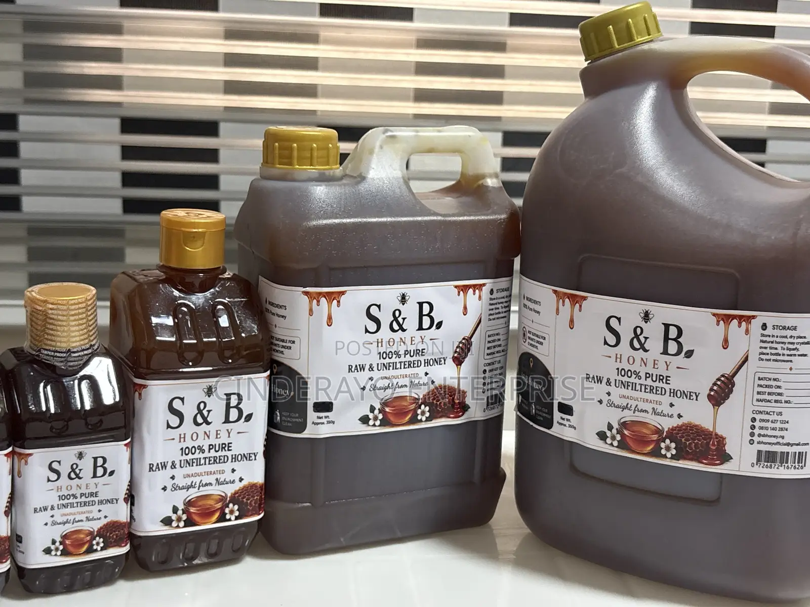 S B Unfiltered Honey