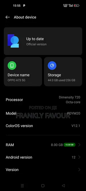 Oppo A73 5G 128 GB Blue