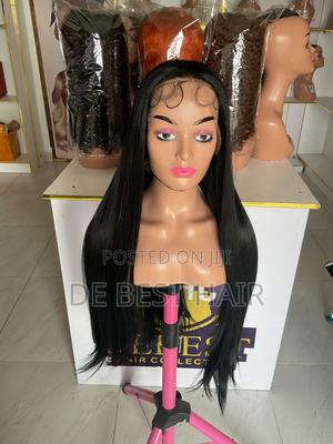 Human Hair Blend With 13*4 Closure Natural Color 30 Inches SDD